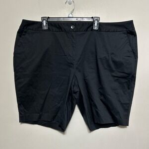 Talbots Petites Women's Shorts 22WP Black Casual Chino 44X9 Preppy Spring Party